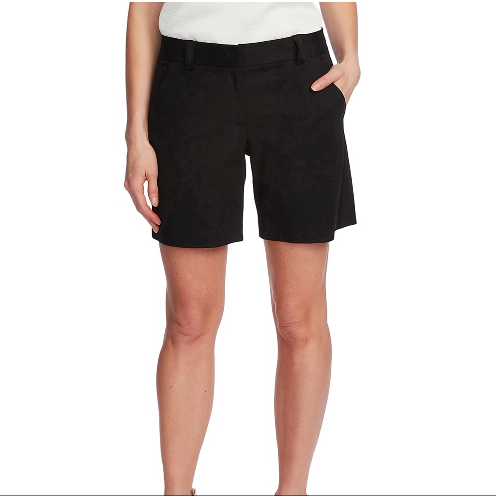 Vince Camuto Cotton Double Weave Short